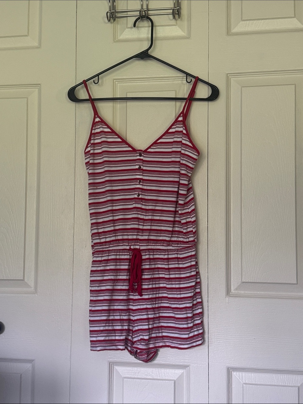 Aeropostale striped romper size medium